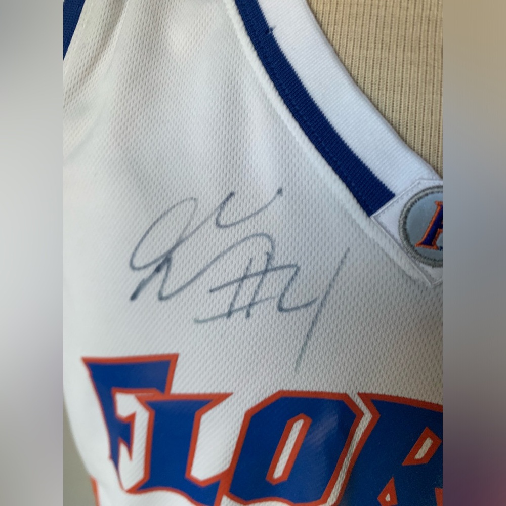 Florida Gators White and Blue Basketball Jersey - Picture 7 of 16